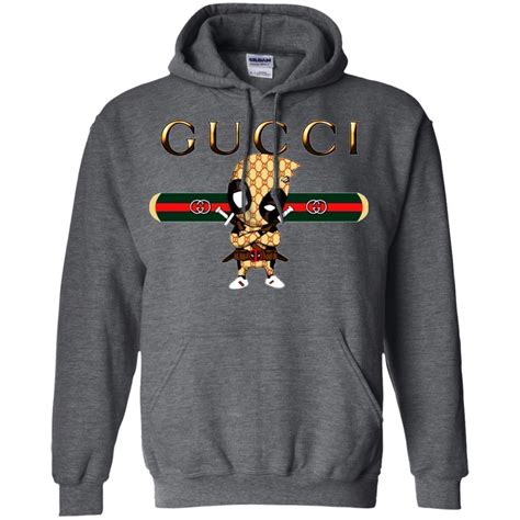 champion x gucci hoodie|Gucci deadpool hoodie.